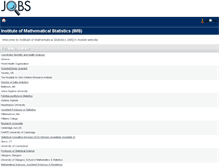 Tablet Screenshot of jobs.imstat.org